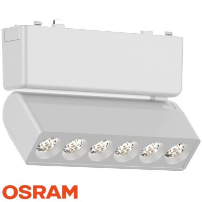 Φωτιστικό LED 6W 48V 540lm 24° CCT Slim Μαγνητικής Ράγας 93US1006CCT/WH